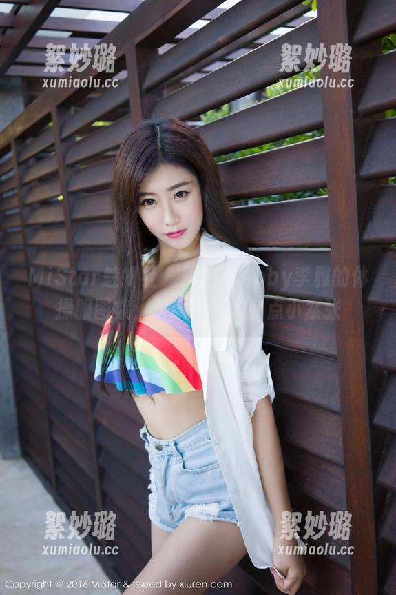 MiStar魅妍社 - 跟上！Abby李雅的体操服图集，更新得让人有点小紧张