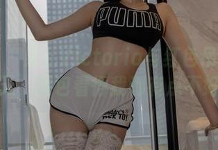 微密圈 - 果儿Victoria与红色吊带袜的轻松一天，图包看得我都有点不好意思了