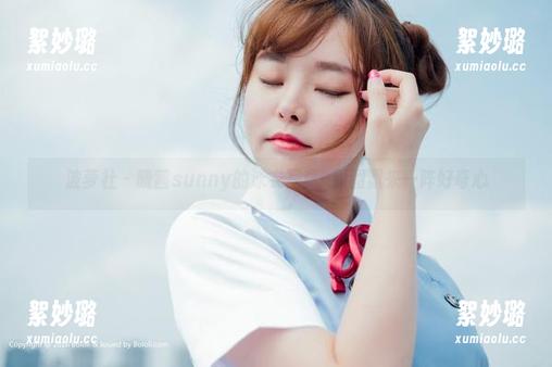 波萝社 - 晓茜sunny的泳衣写真–原图飘来一阵好奇心